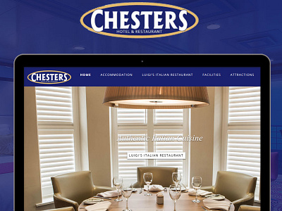 Chesters Hotel & Restaurant web design web development