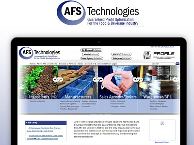 AFS Technologies web design web development