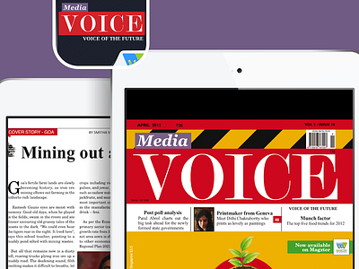 Media Voice app design app development