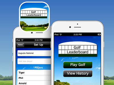 MyGolfLeaderboard app marketing