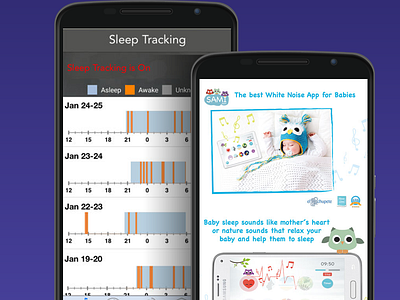 Baby Sleep app marketing