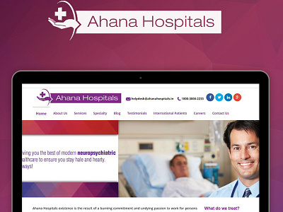Ahana Hospital internet marketing social media marketing