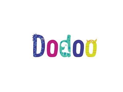 Dodoo branding design illustration logo typography