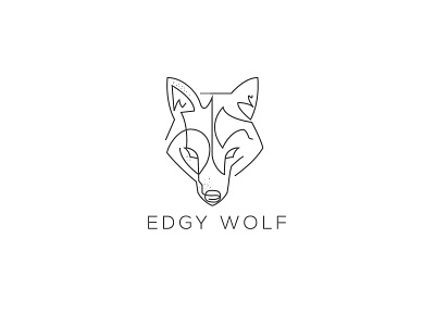 Edgy branding design illustration logo typography