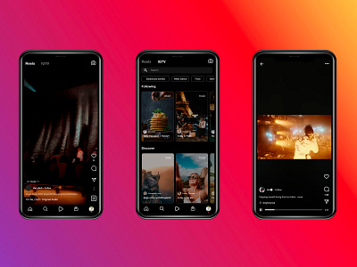 Redesigning IGTV adobexd app branding design flat product design ui ux