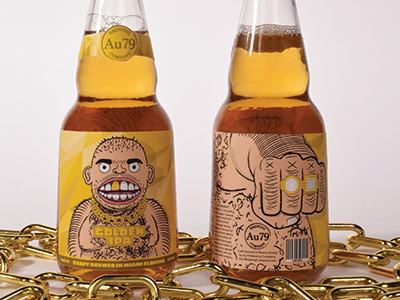 Golden Ipa beer craft design gold golden illustrator ipa label