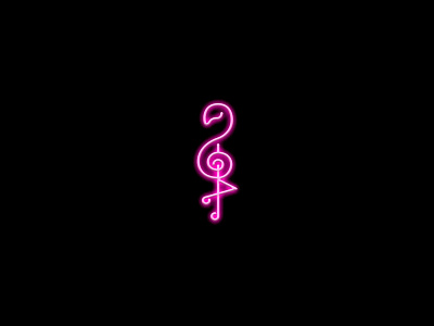 Neon Flamingo Records logo