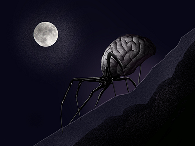 The minded spider full moon walk