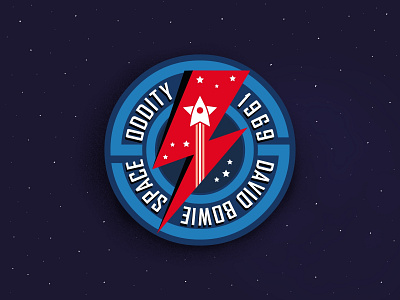 space oddity mission patch artwork