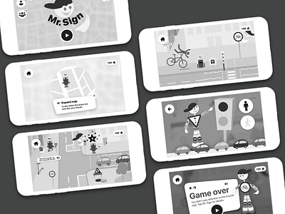 Traffic Code Learning - UX (2018) children app game app learning app learning games traffic code trafficcodeapp trafficcodelearning ui user experience ux