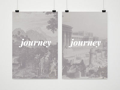 Journey Sermon Series bible branding church design grayscale photoshop sermon series