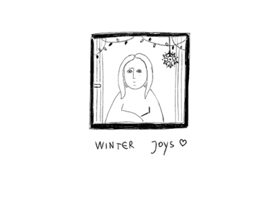 Winter ❄️ joys animation drawing gif pencil window winter