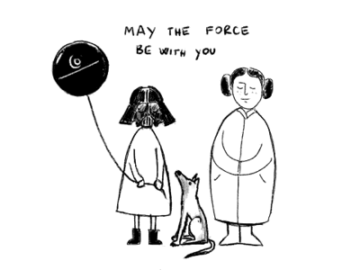 May the Force be with you animation darth vader doodle gif jedi sketch star wars