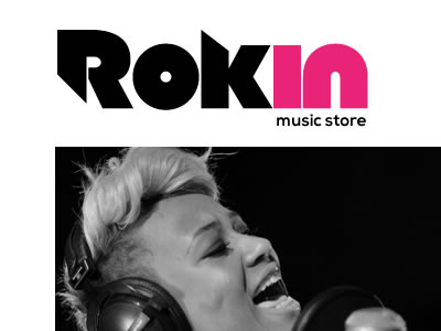 Rokin music pink rock rok store tunes