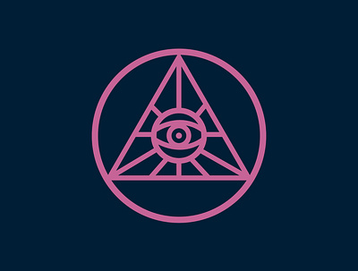 ILLUMINATI branding eye illuminati illustration logo minimal vector