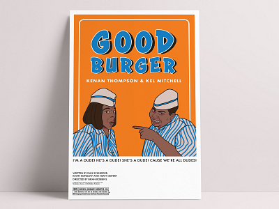 Good Burger Poster adobe illustrator design illustration illustration design poster poster design vector