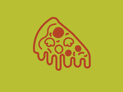 Pizza Icon adobe illustrator branding icon icon design logo minimal vector