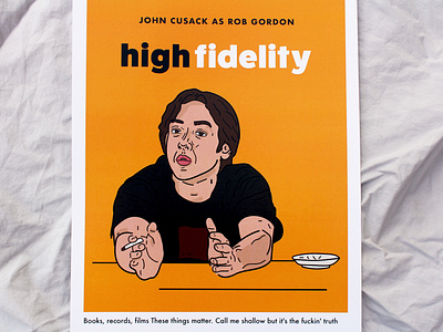 High Fidelity 11" x 17" Poster