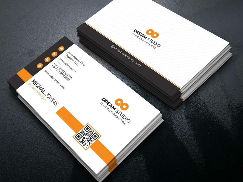 on Card Business Free DreamStudio-eg Dribbble by Template