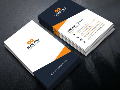 Free Business Card Template abstract abstract logo brand branding business business card card cards company corporate corporate identity logo modern office presentation print identity stationery template visit card visiting card