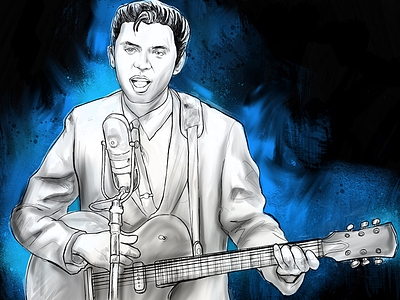 Ritchie Valens Digital Illustration