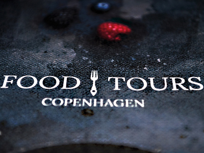 Food Tours Copenhagen brochure food logo pin print tours