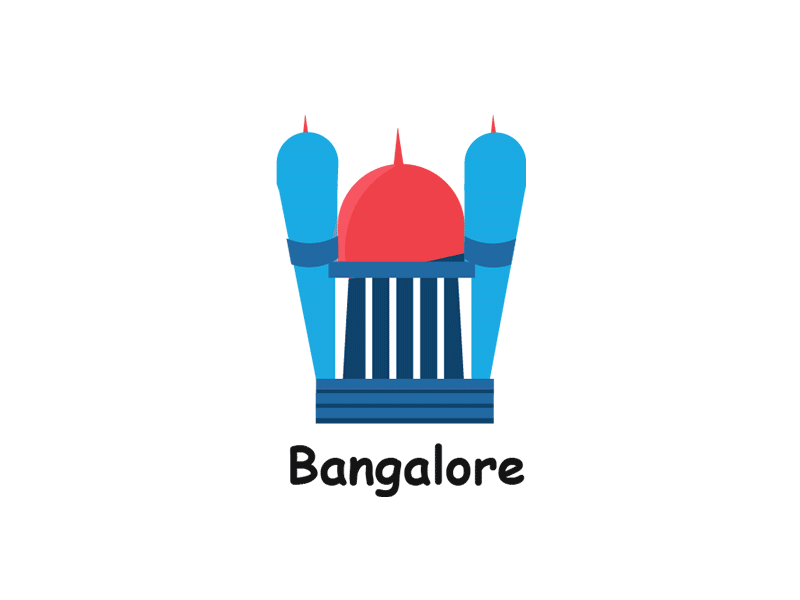 Cities bangalore chennai delhi hyderabad illustration india kolkata mumbai