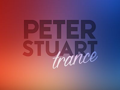 Peter Stuart Trance Logo dj edm electro logo music trance typography