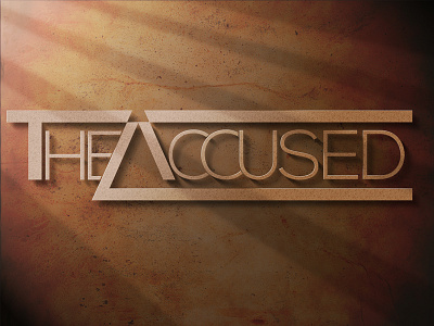 The Accused Trance Duo 3d dj light lighting logo music photoshop texture the accused trance typography