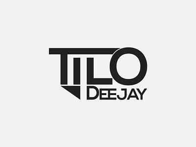 Tilo Deejay Logo dj font logo music nexa text tilo deejay typography