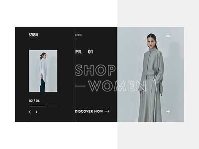 Brand website homepage design homepage interface online shop store ui ux web website
