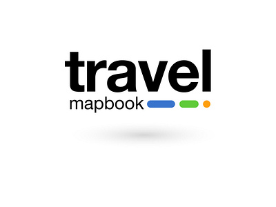 travelmapbook - Logo design book graphic design logo map travel