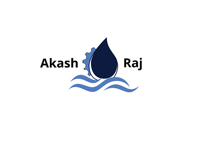 Logo Design for 'Akash Raj' branding designing logo logodesign photoshop