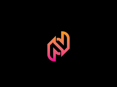 n letter logo concept