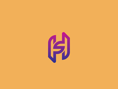 hs logo branding hs hs logo icon illustration lettering logo logo design logotype sh technology typography