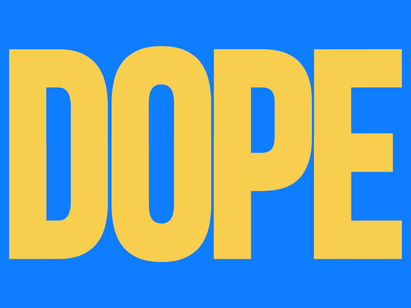 Liquid Dope after effects animate animation dope letters liquid