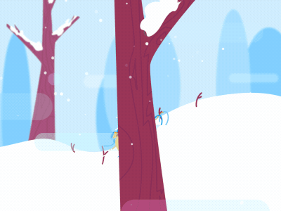 Happy Holidays video startup illustration holidays explainer drawing designer cartoon art animation 2d