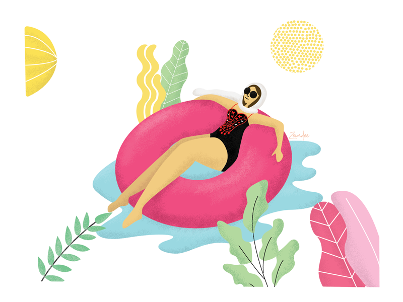 Summer Vibes by Dana Asab (Zeindee) on Dribbble