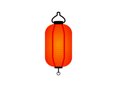 Japanese Paper Lantern Vector