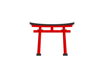 Torii Gate Vector gate illustration japanese torii gate vector