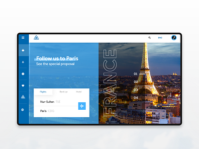 Scat Airlines air airlines airplane astana design fly france kazakhstan paris ui ux