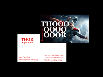 Thor business card