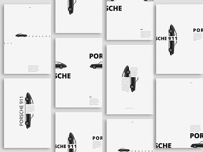 Porsche posters car clean design minimal porsche posters simple typography