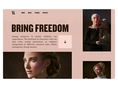 DB stories animation ecommerce fashion minimal simple typography ui uidesign webdesign women
