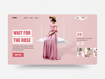 ShowMe v2 fashion layout ui uidesign web webdesign