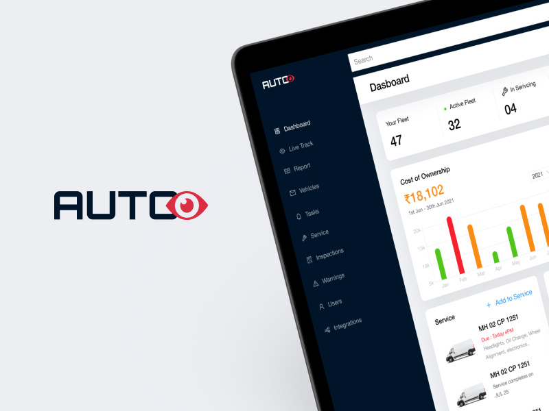 Auto Eye - Fleet Management Dashboard by Akshay Salekar 🔥 for Magnetize ...