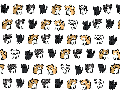 All my cats cats cute animal design illustration