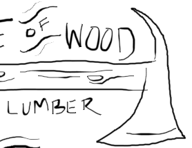 Pile of Wood sketch logo sketch snippet