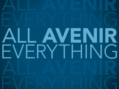 All Avenir Everything avenir critiques fonts typefaces