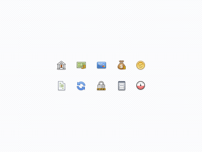 Some of Money icons desktop icon icons ipad iphone jumsoft money sidebar